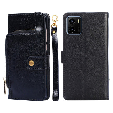Zipper Bag PU + TPU Horizontal Flip Leather Phone Case, For vivo X70 Pro, For vivo X70 Pro+, For vivo Y15s Global Version, For vivo Y21/Y21s/Y33s