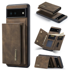 DG.MING M1 Series 3-Fold Multi Card Wallet + Magnetic Phone Case, For Google Pixel 7 5G, For Google Pixel 6A