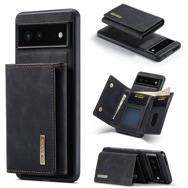 DG.MING M1 Series 3-Fold Multi Card Wallet + Magnetic Phone Case