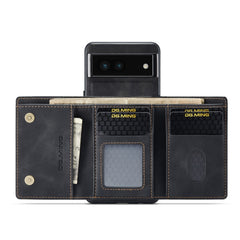 DG.MING M1 Series 3-Fold Multi Card Wallet + Magnetic Phone Case, For Google Pixel 7 5G, For Google Pixel 6A