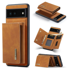 DG.MING M1 Series 3-Fold Multi Card Wallet + Magnetic Phone Case, For Google Pixel 7 5G, For Google Pixel 6A