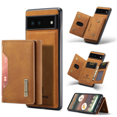 DG.MING M2 Series 3-Fold Multi Card Bag + Magnetic Phone Case, For Google Pixel 6A, For Google Pixel 7 5G, For Google Pixel 7 Pro 5G, For OnePlus 10 Pro