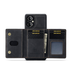 DG.MING M2 Series 3-Fold Multi Card Bag + Magnetic Phone Case, For OnePlus Nord N20 5G