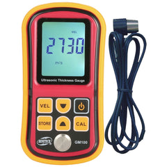 BENETECH GM-100 Ultrasonic Thickness Meter Tester Gauge Velocity 1.2~225mm, GM-100(Aluminum Box Version)