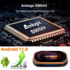 MECOOL HK1RBOX X4 4K TV Box, Android 11 Amlogic S905X4 CPU with RC