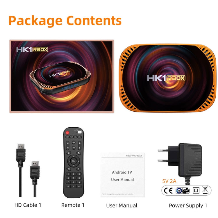 MECOOL HK1RBOX X4 4K TV Box, Android 11 Amlogic S905X4 CPU with RC