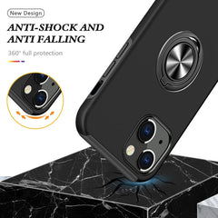 Magnetic Ring Kickstand Shockproof Phone Case, For iPhone 14 Pro Max