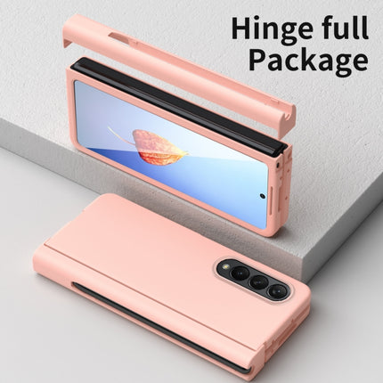 Macaron Hinge Phone Case with Stylus Pen Fold Edition & Protective Film, For Samsung Galaxy Z Fold4