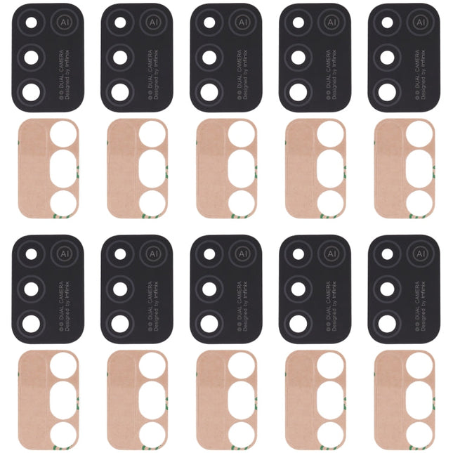 10 PCS Back Camera Lens, For Infinix Hot 10 Play, For Infinix Hot 10s/Hot 10T, For Infinix Hot 10i/Smart 5 Pro, For Infinix Note 8, For Infinix Note 10, For Infinix Hot 11s, For Infinix Hot 11 Play, For Infinix Zero X/Zero X Pro, For Infinix Note 8i   ...