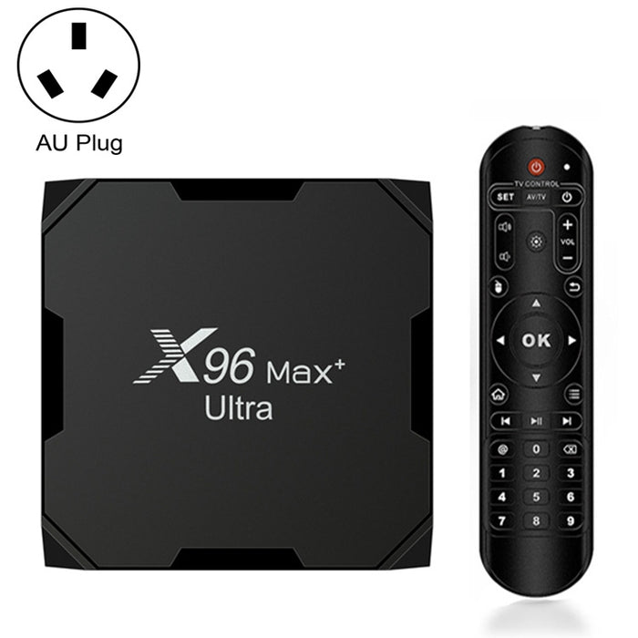 H96 Max+ Ultra Android 11 TV Box 4GB+64GB – Amlogic S905X4 8K Media Player