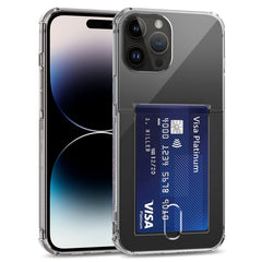 Transparent TPU Phone Case with Card Slots