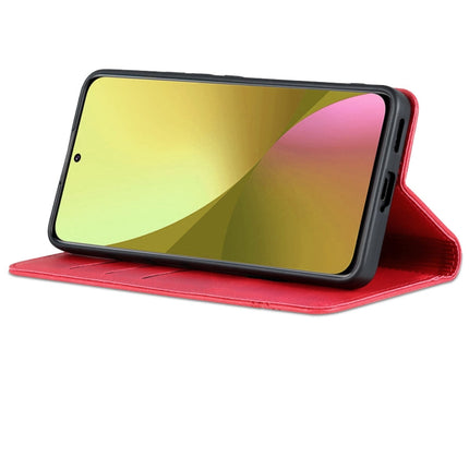 AZNS Magnetic Calf Texture Leather Phone Case