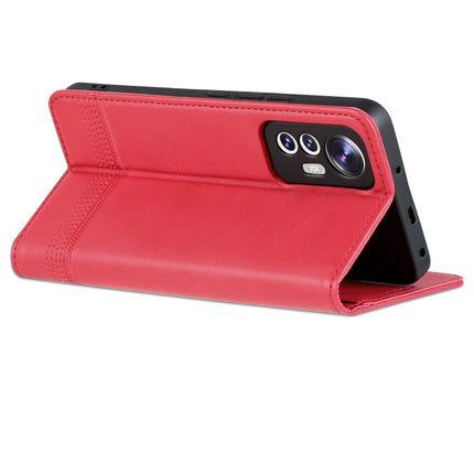 AZNS Magnetic Calf Texture Leather Phone Case