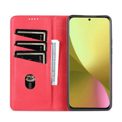 AZNS Magnetic Calf Texture Leather Phone Case, For Xiaomi 12 Lite, For Xiaomi Redmi Note 11T Pro / Poco X4 GT