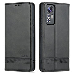 AZNS Magnetic Calf Texture Leather Phone Case, For Xiaomi 12 Lite, For Xiaomi Redmi Note 11T Pro / Poco X4 GT