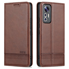 AZNS Magnetic Calf Texture Leather Phone Case, For Xiaomi 12 Lite, For Xiaomi Redmi Note 11T Pro / Poco X4 GT