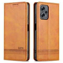 AZNS Magnetic Calf Texture Leather Phone Case, For Xiaomi 12 Lite, For Xiaomi Redmi Note 11T Pro / Poco X4 GT