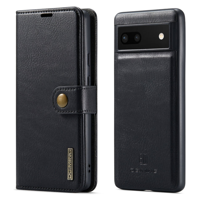 DG.MING Crazy Horse Texture Detachable Magnetic Leather Phone Case, For Google Pixel 6A, For Google Pixel 7, For Google Pixel 7 Pro, For OnePlus 10 Pro
