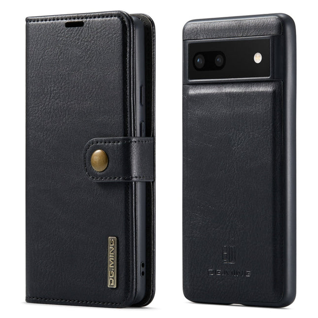 DG.MING Crazy Horse Texture Detachable Magnetic Leather Phone Case, For Google Pixel 6A, For Google Pixel 7, For Google Pixel 7 Pro, For OnePlus 10 Pro