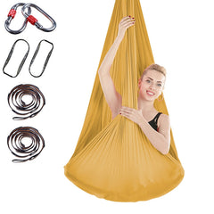 Indoor Anti-gravity Yoga Knot-free Aerial Yoga Hammock with Buckle / Extension Strap, Size: 400x280cm