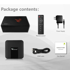 TX3 mini+  Android 11.0 Smart TV Box, Amlogic S905W2 Quad Core, TX3 mini+, 2GB+16GB, 2.4GHz WiFi, TX3 mini+, 2GB+16GB, 2.4GHz / 5GHz WiFi, TX3 mini+, 4GB+32GB, 2.4GHz / 5GHz WiFi, TX3 mini+, 4GB+64GB, 2.4GHz / 5GHz WiFi