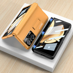 GKK Magnetic Hinge Flip Phone Case with Holder, For Honor Magic V