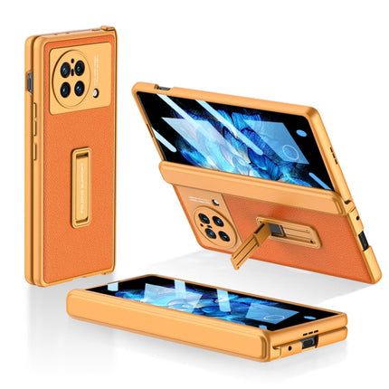 GKK Magnetic Hinge Flip Leather Phone Case with Holder, For vivo X Fold