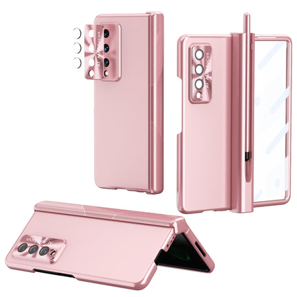 Electroplating Hinged Folding Phone Case with S Pen Fold Edtion, For Samsung Galaxy Z Fold3 5G