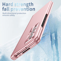 Electroplating Hinged Folding Phone Case with S Pen Fold Edtion, For Samsung Galaxy Z Fold3 5G