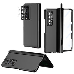 Electroplating Hinged Folding Phone Case with S Pen Fold Edtion, For Samsung Galaxy Z Fold3 5G