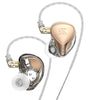 KZ-ZEX PRO Electrostatic Coil Iron Hybrid In-Ear Headphones, With Microphone, Without Microphone