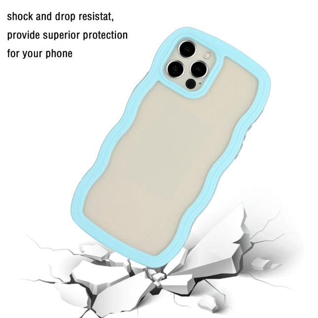 Candy Color Wave TPU Clear PC Phone Case, For iPhone 12 Pro Max, For iPhone 11, For iPhone 11 Pro Max, For iPhone X / XS