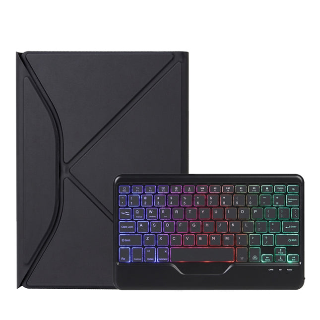 Z11BS Pen Slot Backlight Bluetooth Keyboard Leather Tablet Case, For iPad Pro 11 2021/2020/2018, For iPad Air 11 2025 / 2024 / Air 5 / Air 4, For iPad 10.2 2021/2020/2019