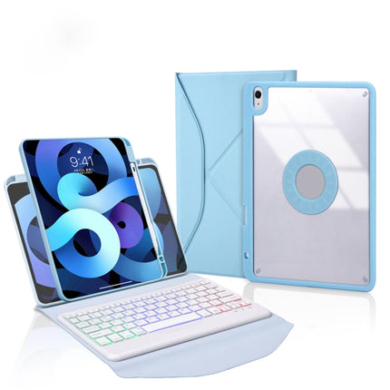 Z11BS Pen Slot Backlight Bluetooth Keyboard Leather Tablet Case, For iPad Pro 11 2021/2020/2018, For iPad Air 11 2025 / 2024 / Air 5 / Air 4, For iPad 10.2 2021/2020/2019