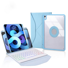 Z11BS Pen Slot Backlight Bluetooth Keyboard Leather Tablet Case, For iPad Pro 11 2021/2020/2018, For iPad Air 11 2025 / 2024 / Air 5 / Air 4, For iPad 10.2 2021/2020/2019
