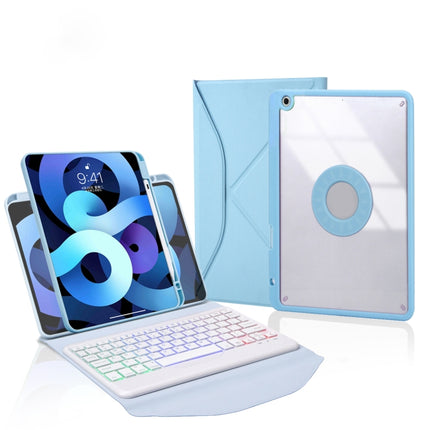 Z11BS Pen Slot Backlight Bluetooth Keyboard Leather Tablet Case, For iPad Pro 11 2021/2020/2018, For iPad Air 11 2025 / 2024 / Air 5 / Air 4, For iPad 10.2 2021/2020/2019