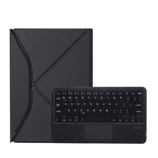 Z11B-A Pen Slot Touchpad Bluetooth Keyboard Leather Tablet Case, For iPad Pro 11 2021/2020/2018, For iPad Air 11 2025 / 2024 / Air 5 / Air 4, For iPad 10.2 2021/2020/2019