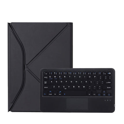 Z11B-A Pen Slot Touchpad Bluetooth Keyboard Leather Tablet Case, For iPad Pro 11 2021/2020/2018, For iPad Air 11 2025 / 2024 / Air 5 / Air 4, For iPad 10.2 2021/2020/2019