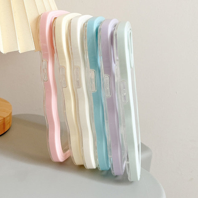 Lanyard Candy Color Wave TPU Clear PC Phone Case, For iPhone 12 Pro Max, For iPhone 11, For iPhone 11 Pro Max, For iPhone X / XS