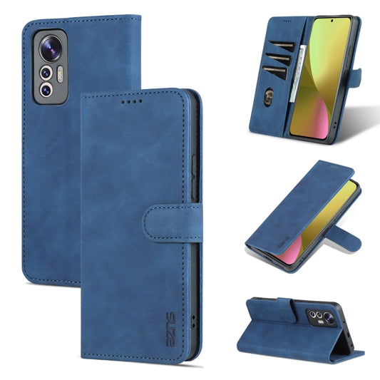 AZNS Skin Feel Calf Texture Flip Leather Phone Case, For Xiaomi 12 Lite