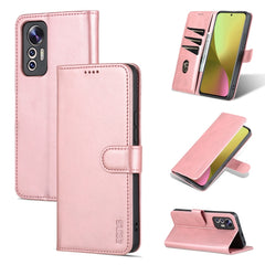AZNS Skin Feel Calf Texture Flip Leather Phone Case, For Xiaomi 12 Lite