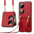 For Huawei P50 Pocket / Red