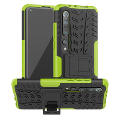 Tire Texture Shockproof TPU+PC Protective Case with Holder, For Xiaomi Mi 10, For Xiaomi 10 Pro, For Xiaomi CC9 Pro, For Xiaomi Redmi Note 8T