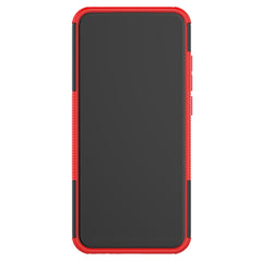 Tire Texture Shockproof TPU+PC Protective Case with Holder, For Xiaomi Redmi Note 8T, For Galaxy A51, For Galaxy A71, For Galaxy Note 10 Lite, For Galaxy S20+, For Galaxy S20 Ultra, For Galaxy A01, For OPPO Realme XT