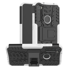 Tire Texture Shockproof TPU+PC Protective Case with Holder, For Xiaomi Mi 10, For Xiaomi 10 Pro, For Xiaomi CC9 Pro, For Xiaomi Redmi Note 8T