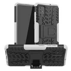 Tire Texture Shockproof TPU+PC Protective Case with Holder, For Xiaomi Redmi K30, For Galaxy A51, For Galaxy A71, For Galaxy Note 10 Lite