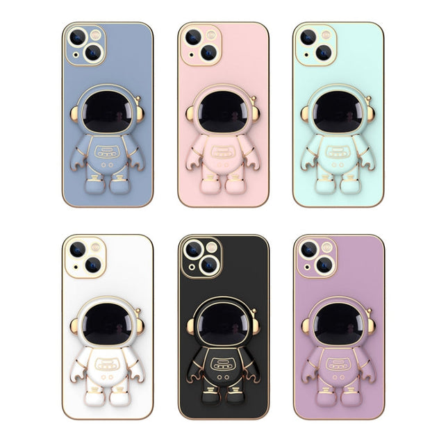 Plating Astronaut Holder Phone Case, For iPhone 12 Pro Max, For iPhone 12 Pro