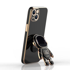 Plating Astronaut Holder Phone Case, For iPhone 12, For iPhone 12 mini