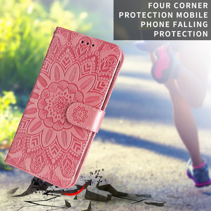 Embossed Sunflower Leather Phone Case, For iPhone 12 mini, For iPhone 12 / 12 Pro, For iPhone 12 Pro Max, For iPhone 11