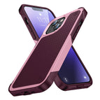 For iPhone 14 Max / Pink+Dark Red